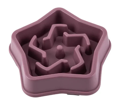 EcoPaw™ Star Slow Feeder Bowl | Anti-Choke & Bloat Prevention for Dogs & Cats | Eco-Friendly Pet Bowl