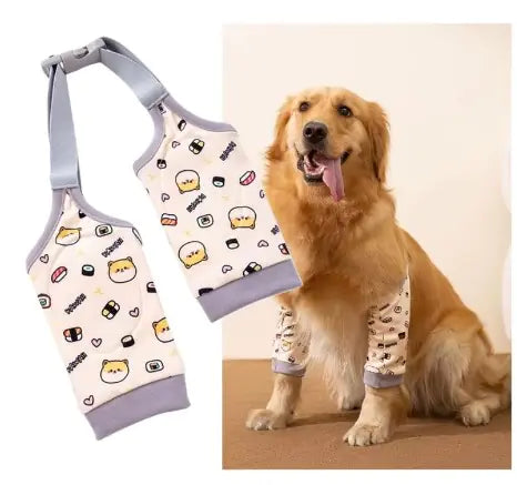 Dog Knee Protector & Elbow Support Wrap – Adjustable Joint Brace for Injury Recovery & Callus Protection