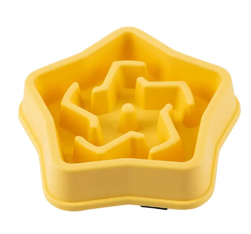 EcoPaw™ Star Slow Feeder Bowl | Anti-Choke & Bloat Prevention for Dogs & Cats | Eco-Friendly Pet Bowl