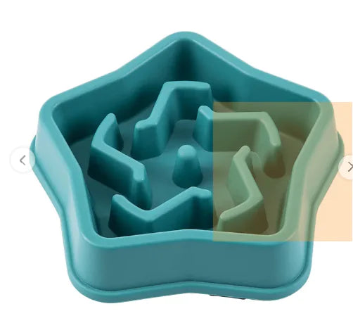 EcoPaw™ Star Slow Feeder Bowl | Anti-Choke & Bloat Prevention for Dogs & Cats | Eco-Friendly Pet Bowl